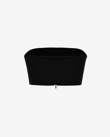 Bustiera din Stofa, Neagra