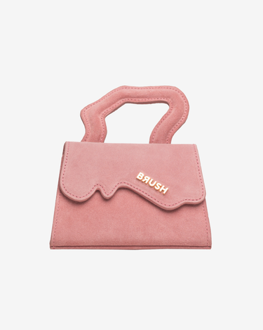 "Leak" Leather Bag, Pink