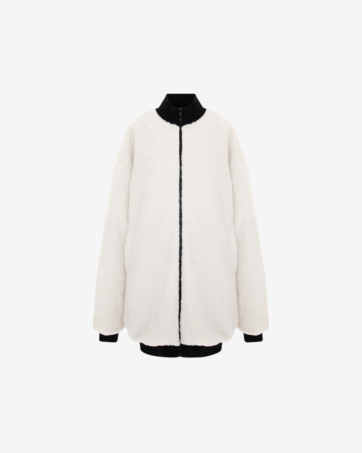 Bomber Oversized Unisex, Alb