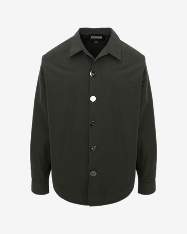 Mens Dark Khaki Waterproof Shirt