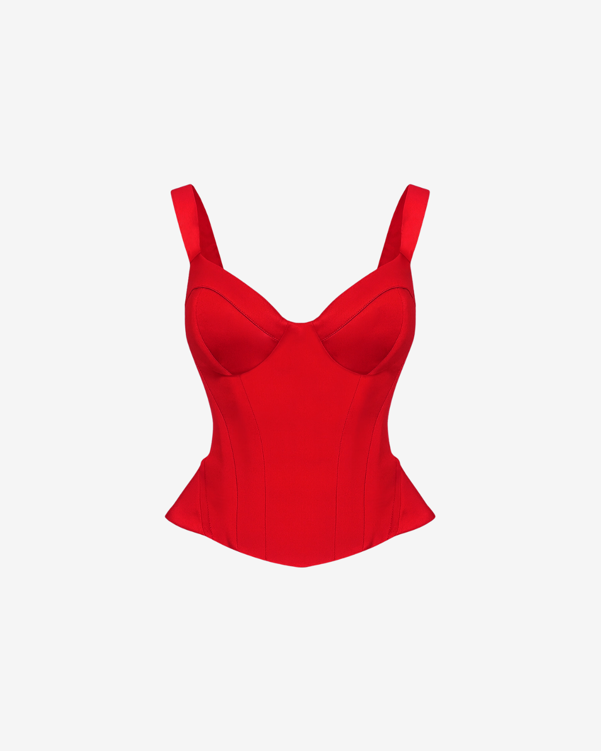 Corset Structurat, Rosu