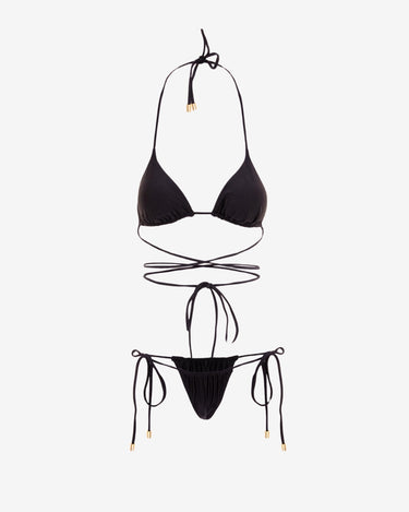 Costum de Baie Kali, Negru
