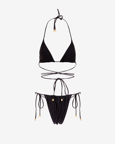 Costum de Baie Kali, Negru