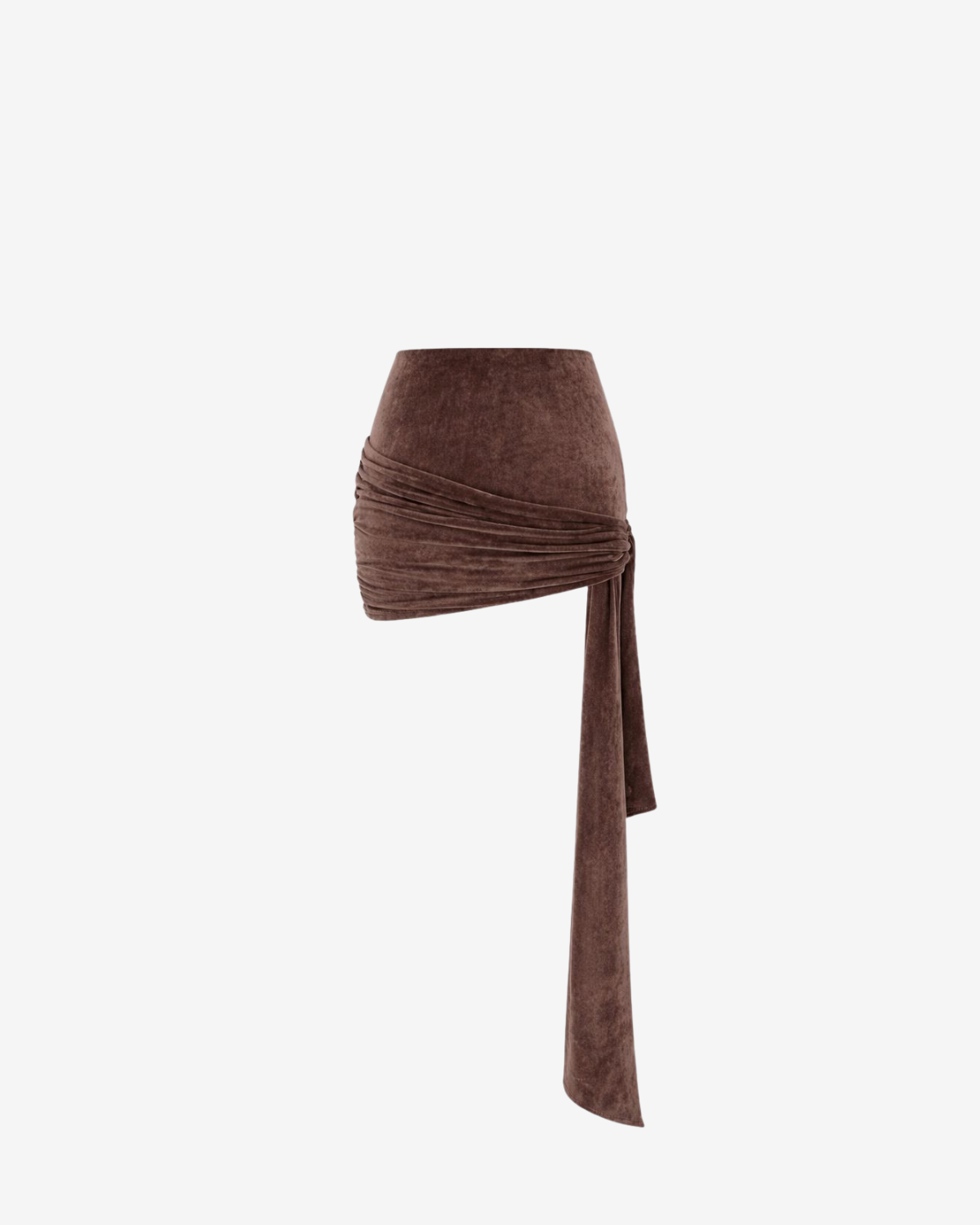Fusta Mini Blankie din Catifea, Chocolate