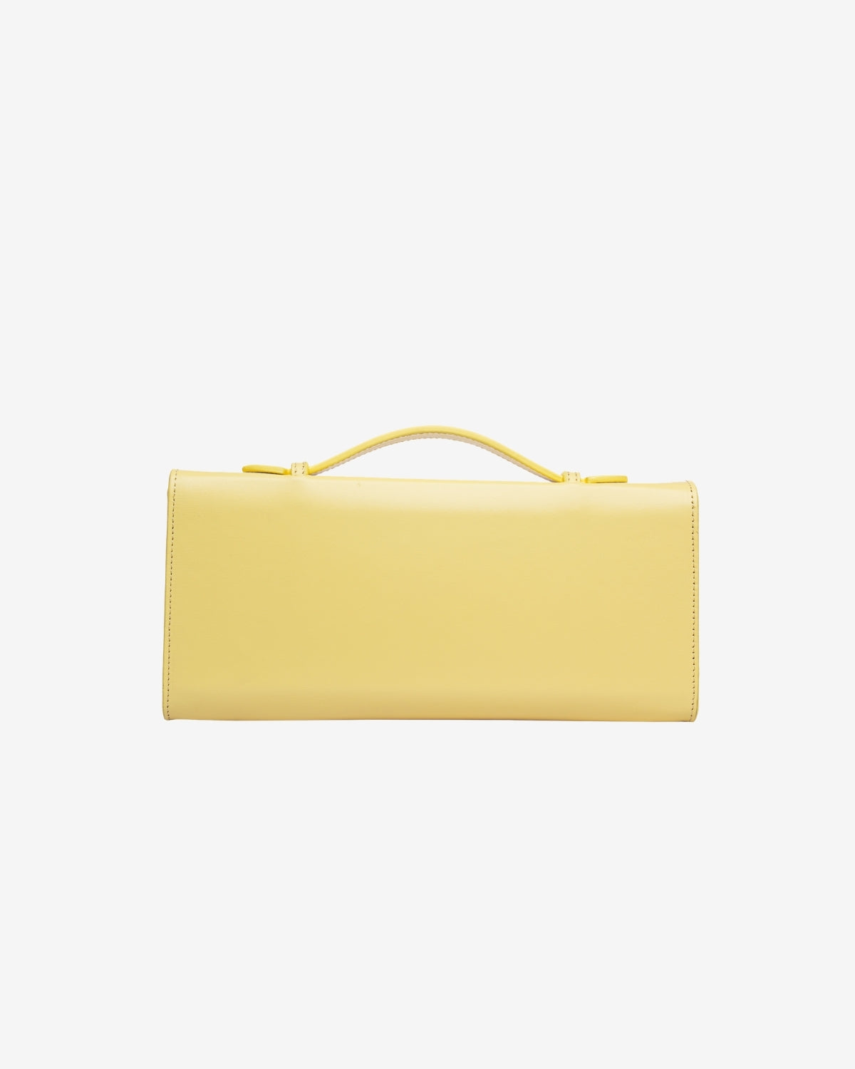 Geanta de Piele "Melt", Galbena, Brush