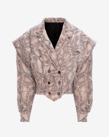 Snake Print Jacket