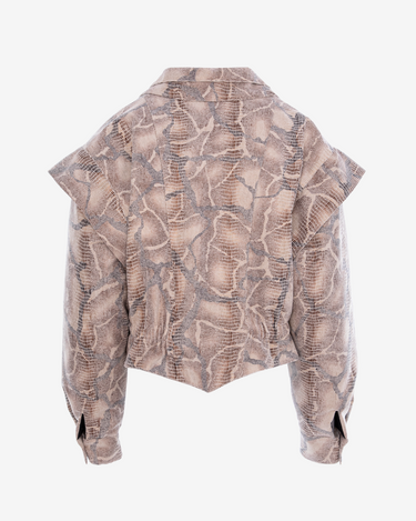 Snake Print Jacket