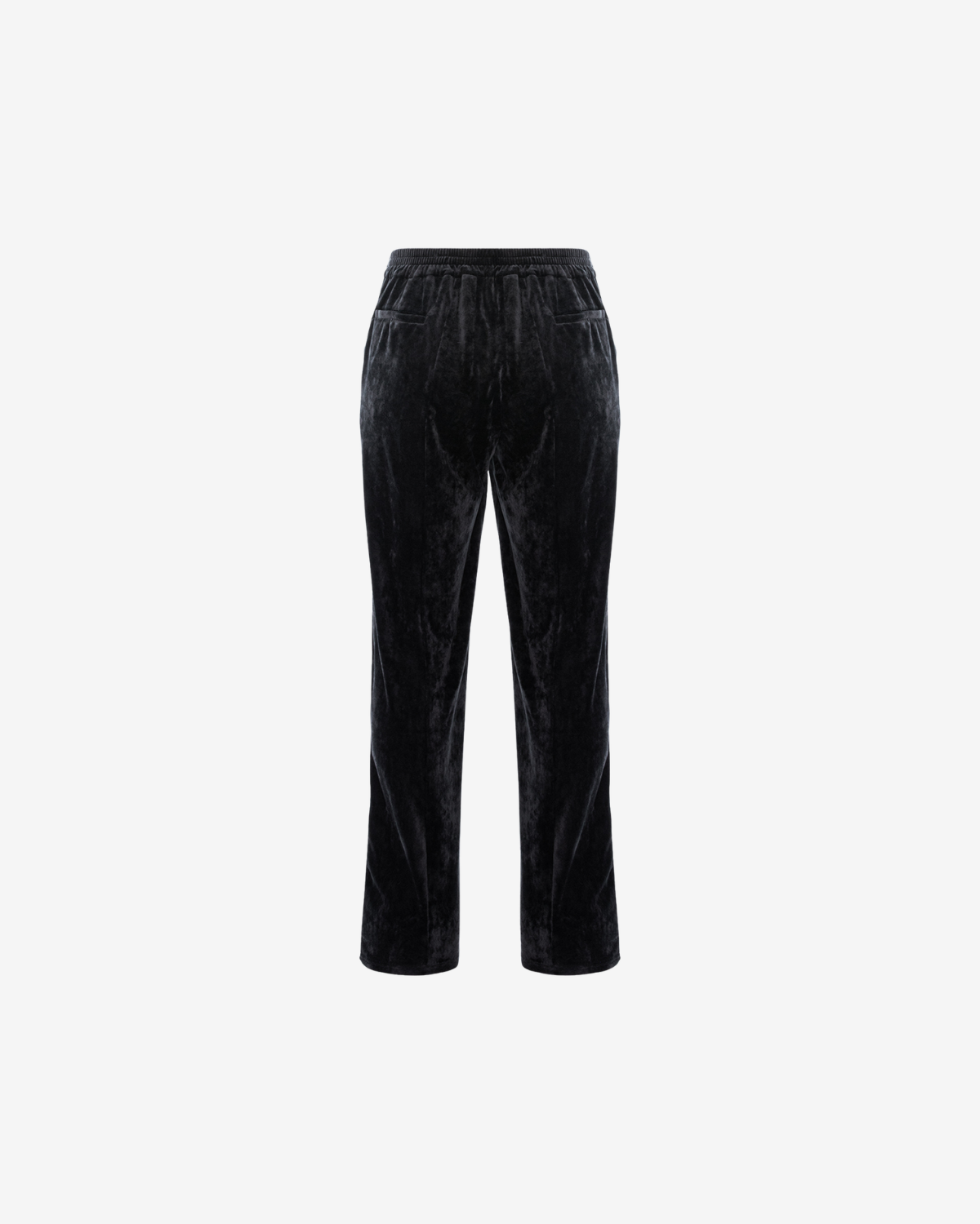 Pantaloni Drepti Blankie din Catifea, Negri
