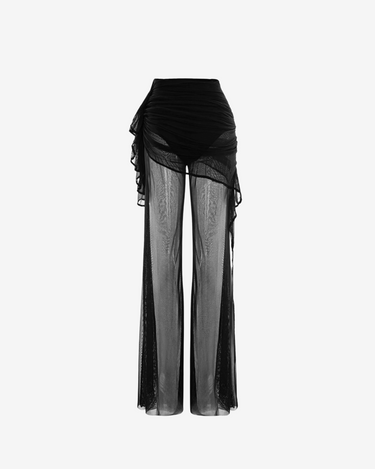 Pantaloni Tulle "Firewall Flow", Negri