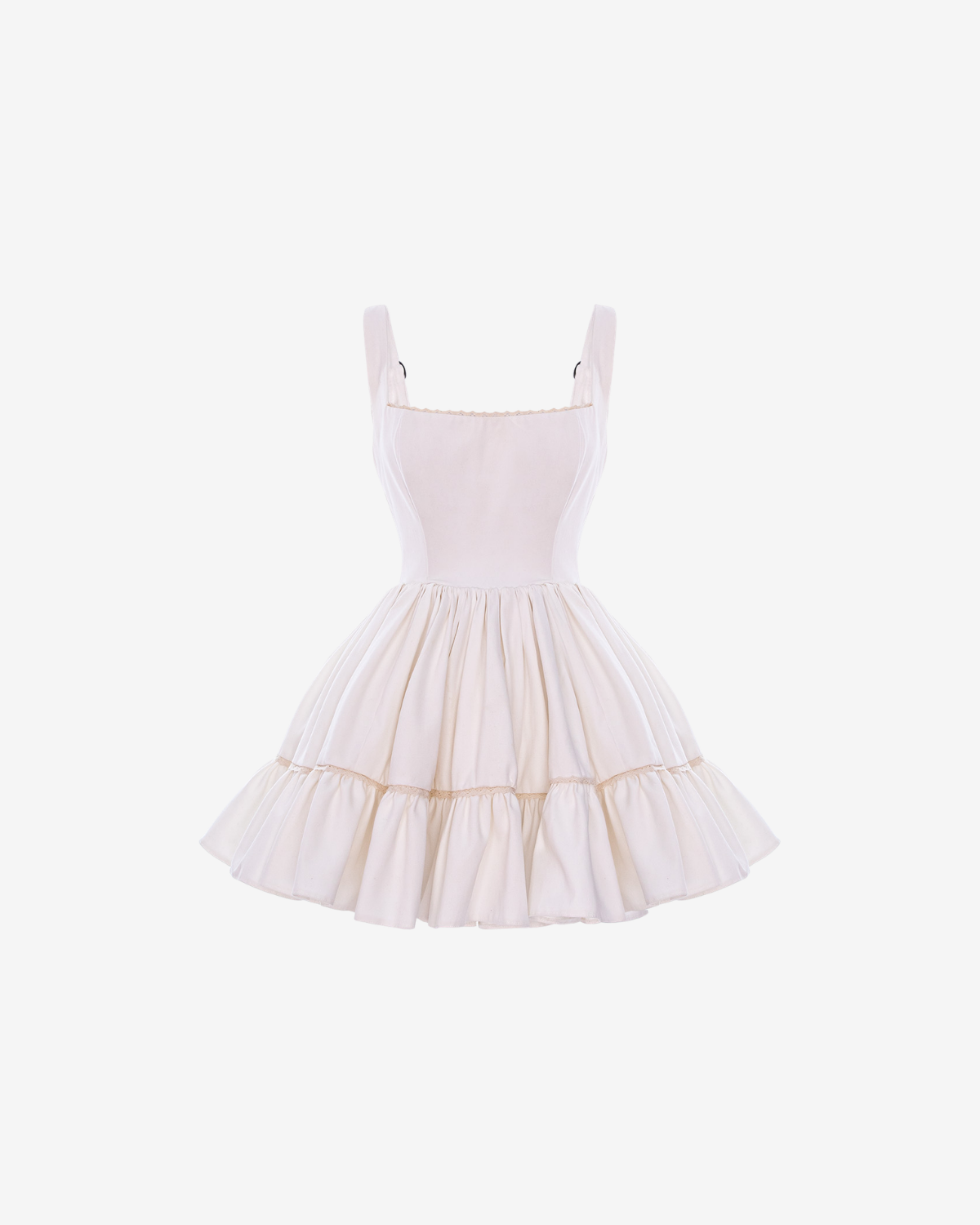 Rochie Corset Mini, White Lace