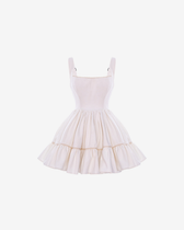 Rochie Corset Mini, White Lace