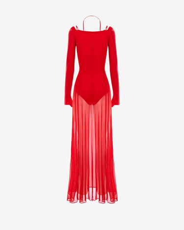 Rochie Lunga din Tulle "Firewall Veil"