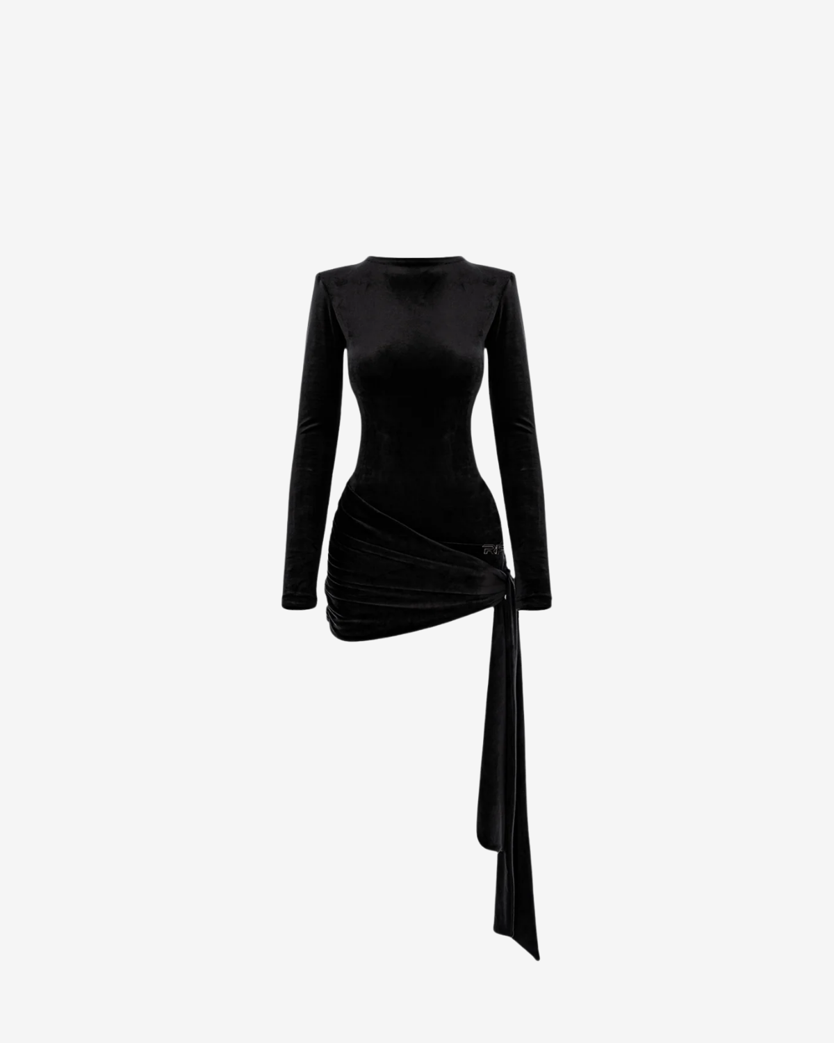 Rochie Mini Blankie din Catifea, Neagra