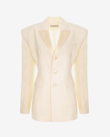 Sacou Cambrat Hourglass, Ivory
