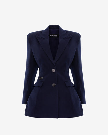 Hourglass Dark Blue Blazer