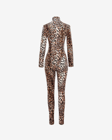 Salopeta cu Helanca Blankie din Catifea, Leopard