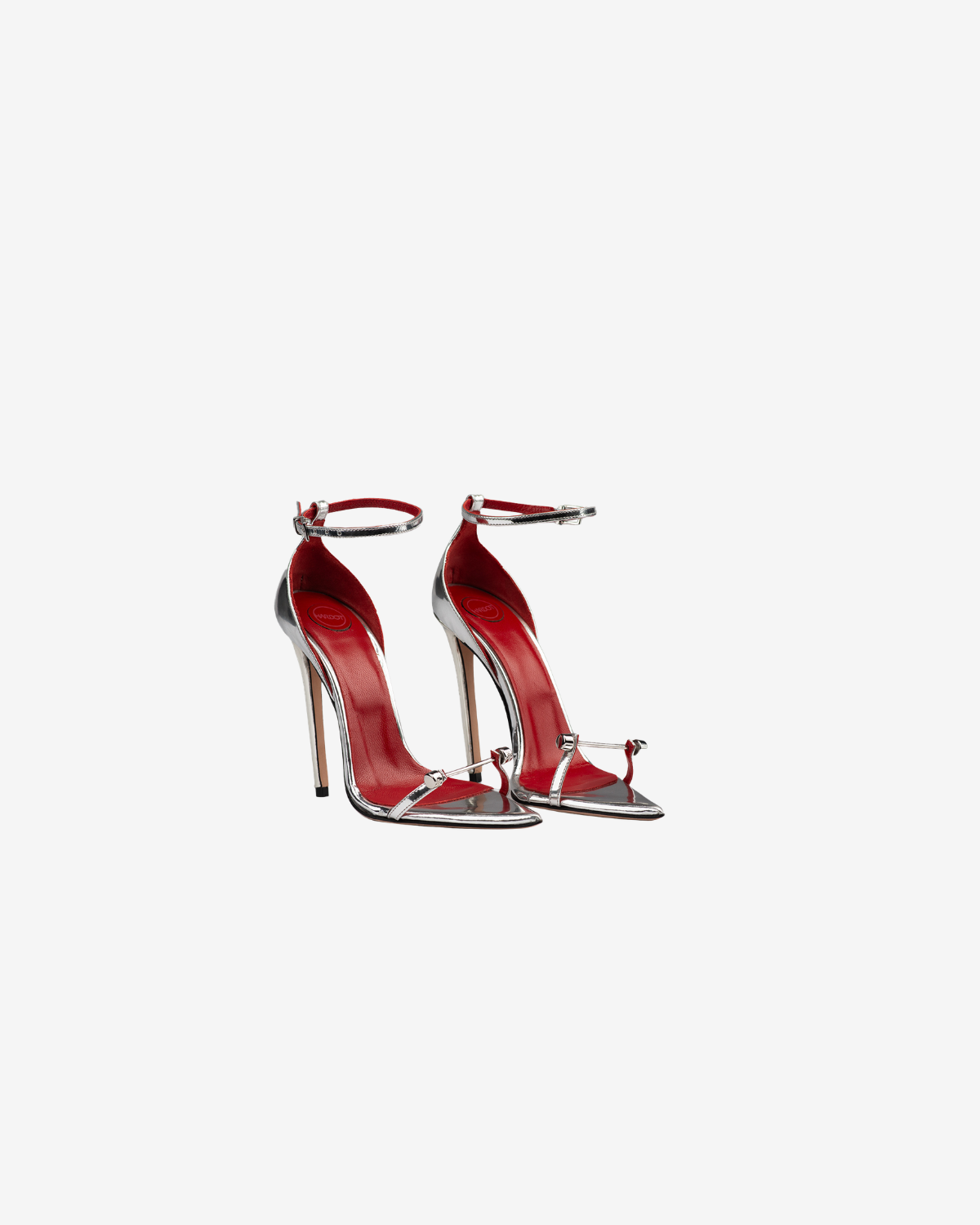 Sandale Sinner Slim, Argintii, Hardot