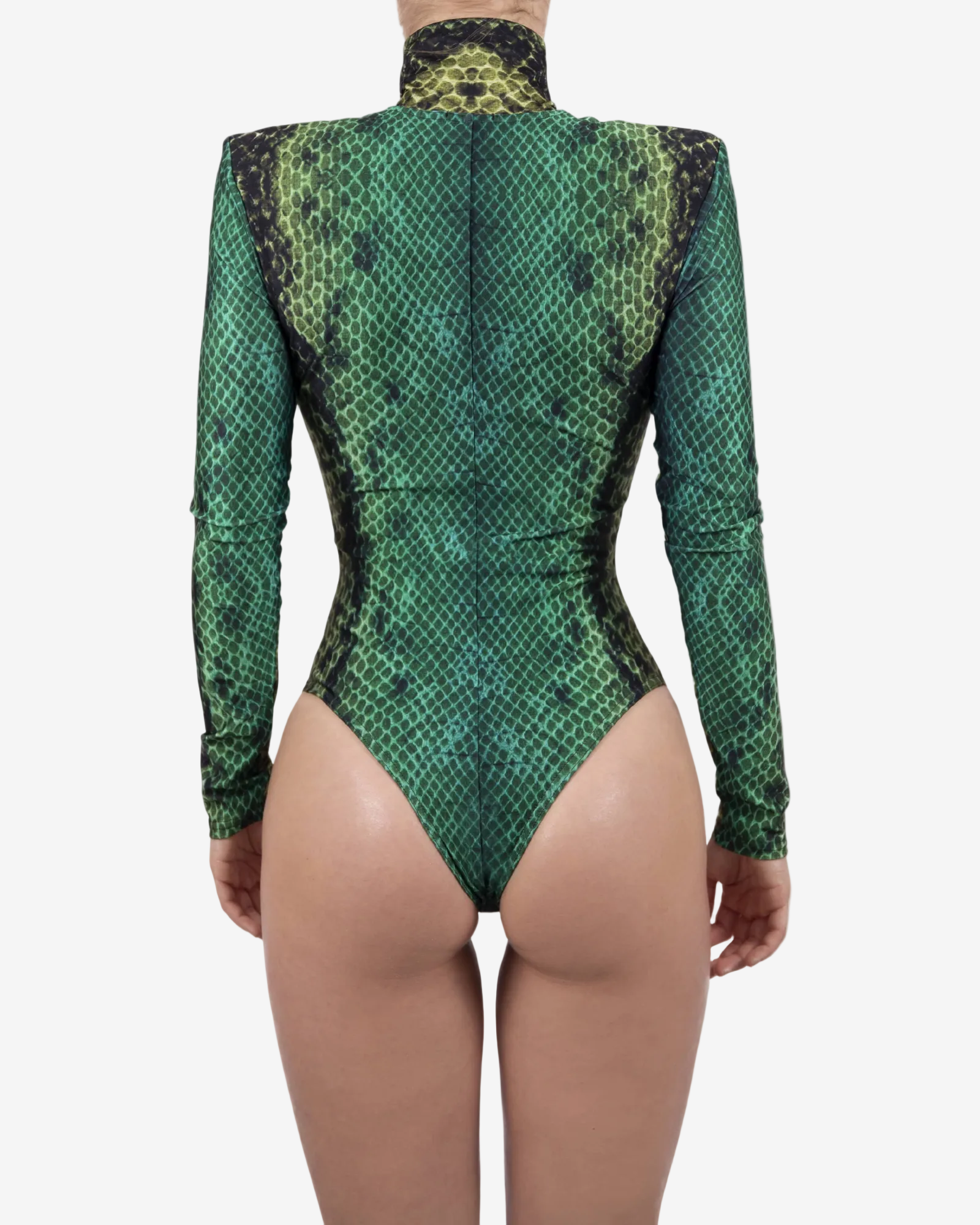 Costum de Baie Intreg, Scuba, Flash Green Boa, INFSD