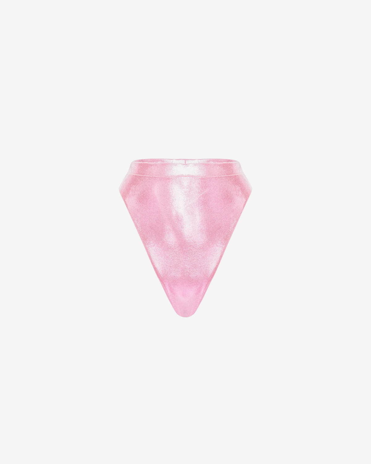 Slip de Baie Bralette, Metallic Pink