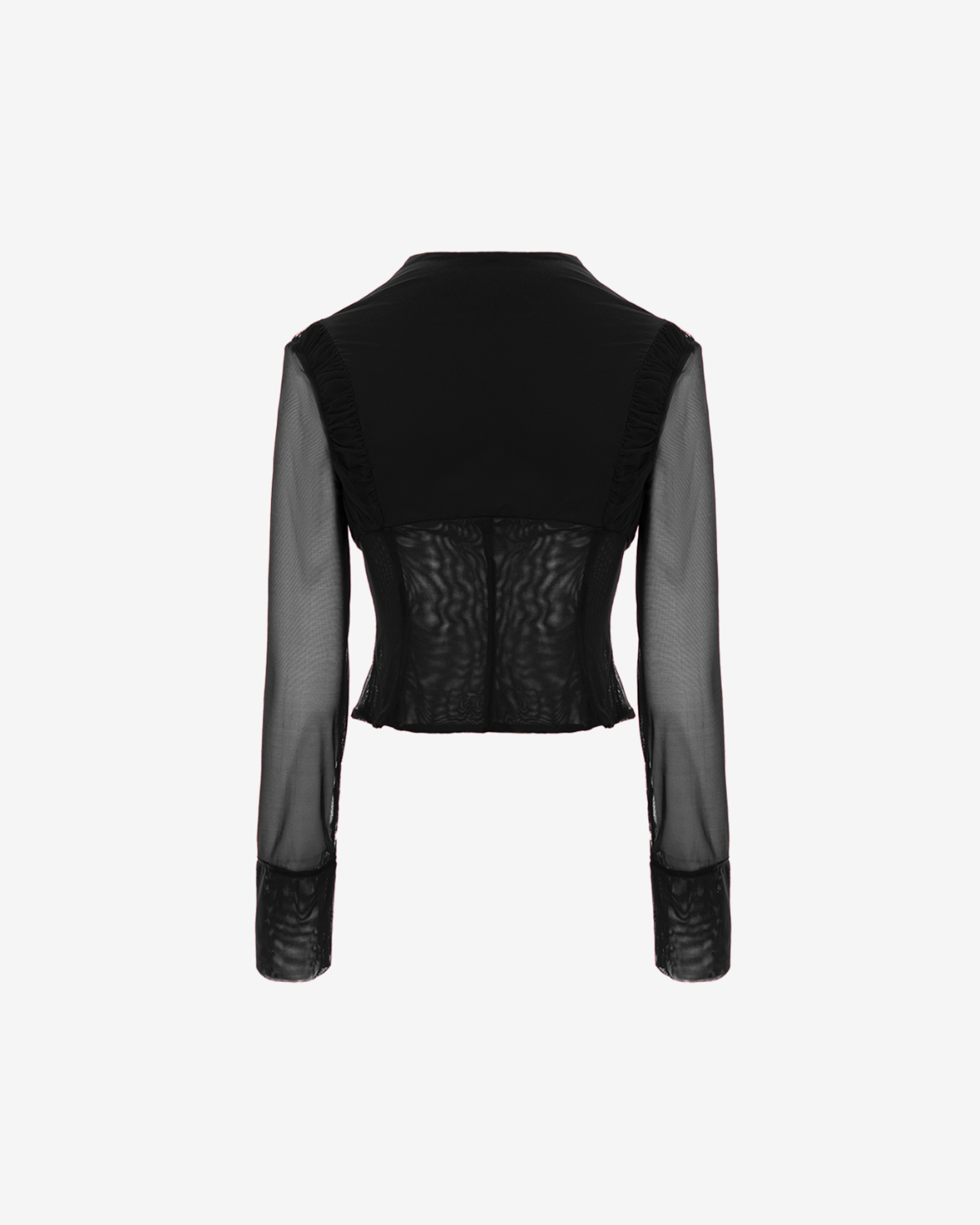 Camasa din Mesh si Lycra "Echo", Neagra