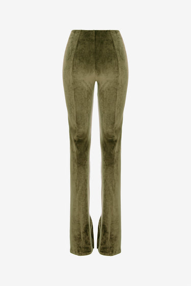 Colanti Slim Blankie cu Despicatura, Olive