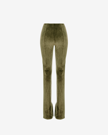 Colanti Slim Blankie cu Despicatura, Olive