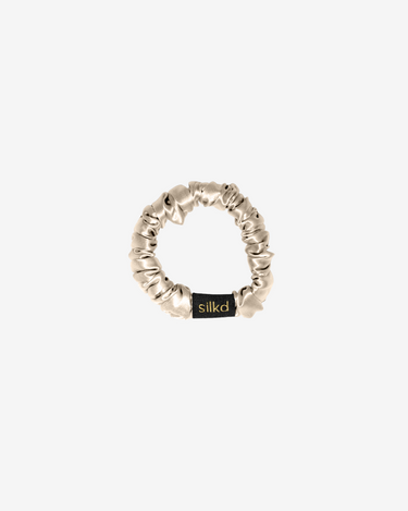 Elastic de Par din Matase S, Bej