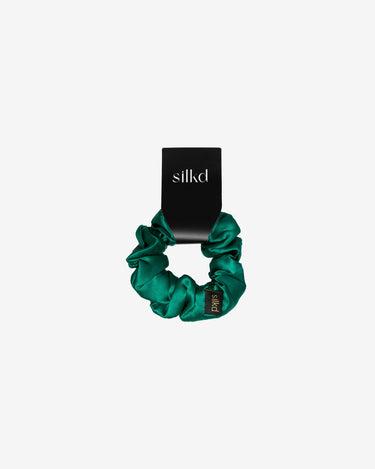 Elastic de Par din Matase, Verde Smarald