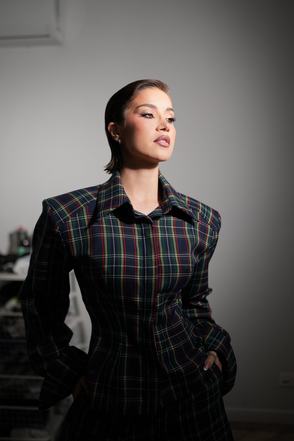 Camasa Lottie din Tartan