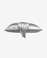 Silk Pillowcase, Silver Grey