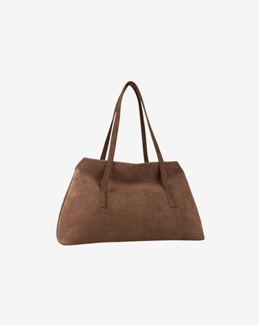 Geanta Tote Aurora, Mocha Mousse Suede