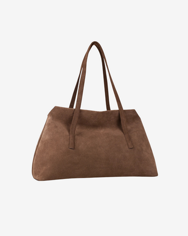 Geanta Tote Aurora, Mocha Mousse Suede