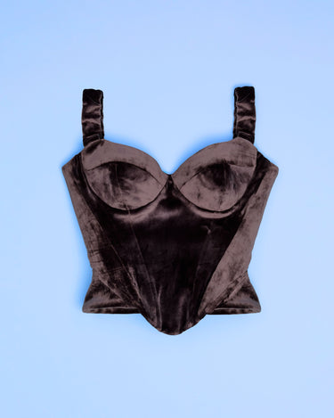 Corset Hourglass Chocolate Blankie