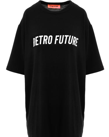 Retro Future Tricou universal oversized cu logo Retro Future