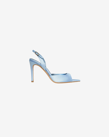 Sandale din Satin "Vicky", Albastre