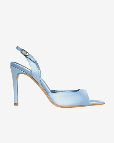 Sandale din Satin "Vicky", Albastre