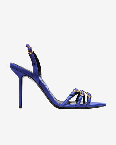 Sandale din Satin Ivy, Indigo