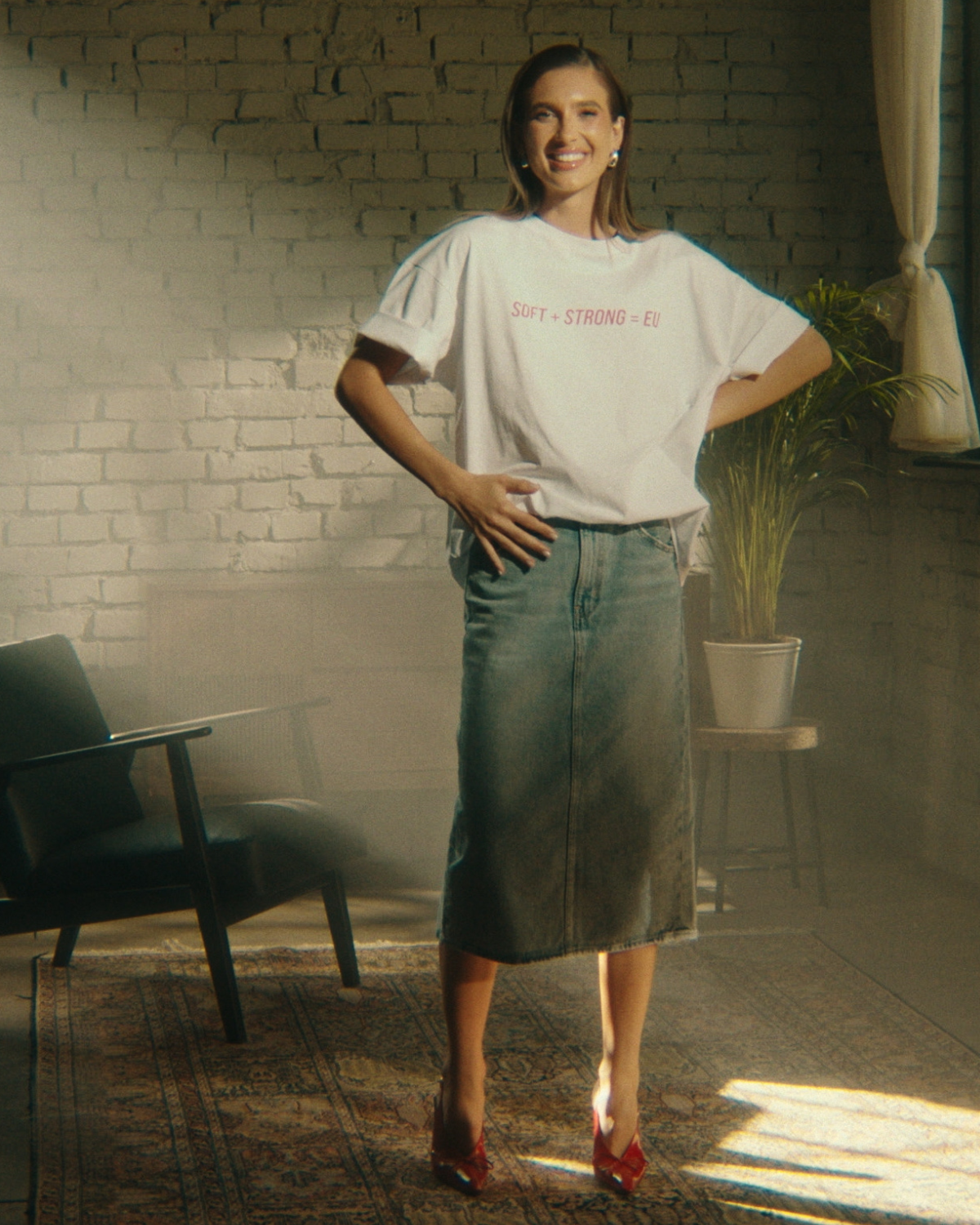 Tricou "Soft+Strong=Eu"