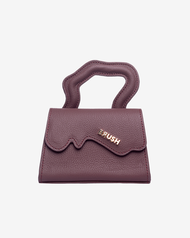 "Leak" Leather Bag, Pink