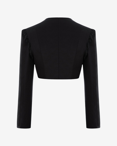 "404" Short Pleated Blazer