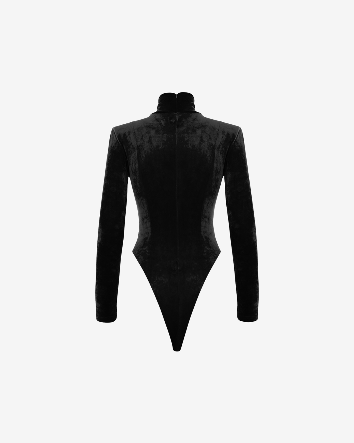 Body cu Helanca Blankie din Catifea, Negru