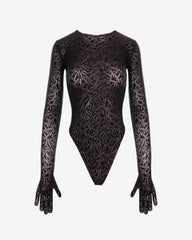 Black Bodysuit with gloves