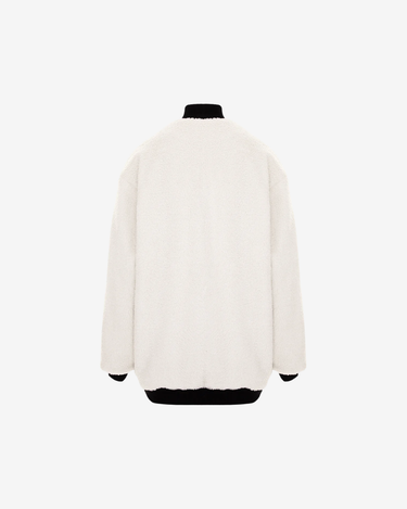 Bomber Oversized Unisex, Alb