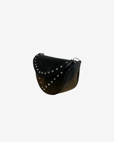 Borseta de Piele "Moon", Neagra