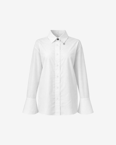 Camasa Breeze Oversized, Alba