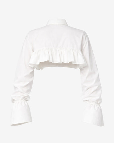 Camasa Crop Clara, Alba