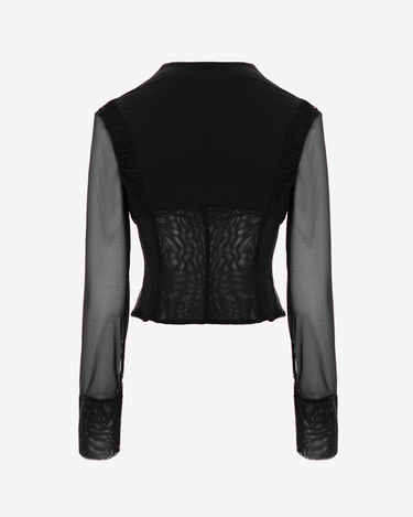 "Echo" Mesh and Lycra Shirt