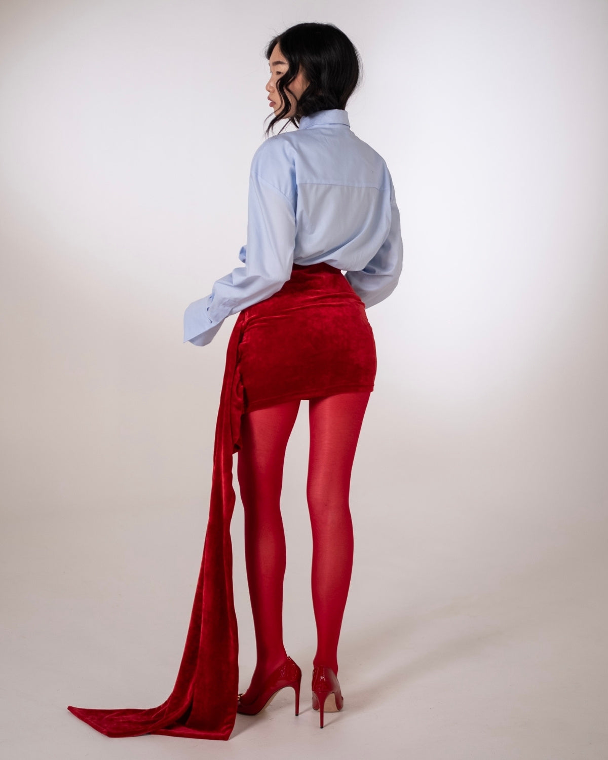 Camasa Oversized, Albastru Deschis