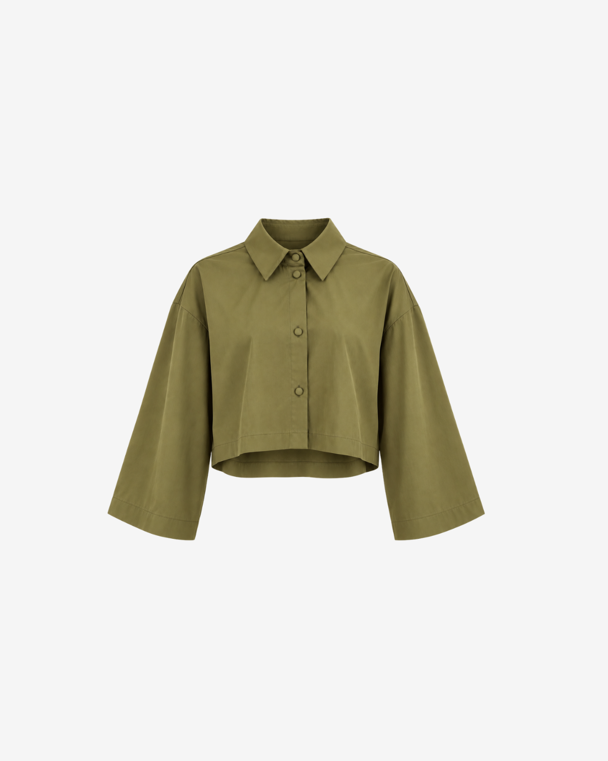 Camasa Crop, Khaki