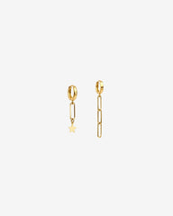 Gold Plated Adam Earrings